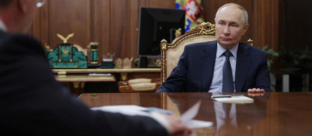 El presidente de Rusia, Vladimir Putin, en Moscú