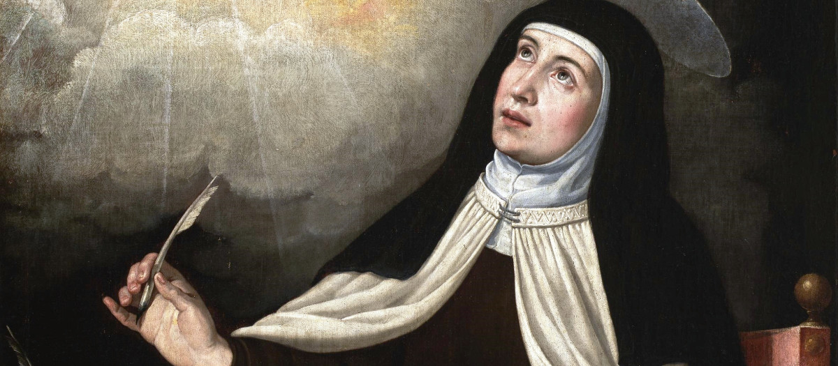 Santa Teresa de Jesús, colección Museo del Prado, hoy en la Iglesia de San José (Madrid)