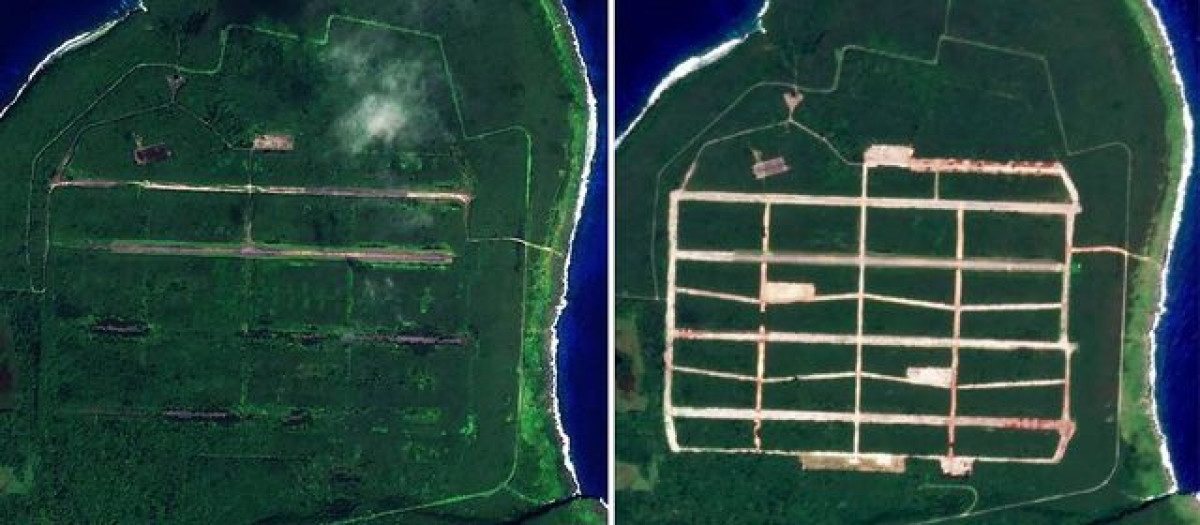 Evolución de las obras de restauración desde 3 de diciembre de 2023 y 29 de enero de 2025