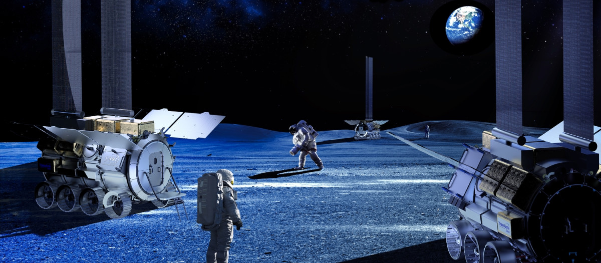 Ilustración de varios módulos HALO