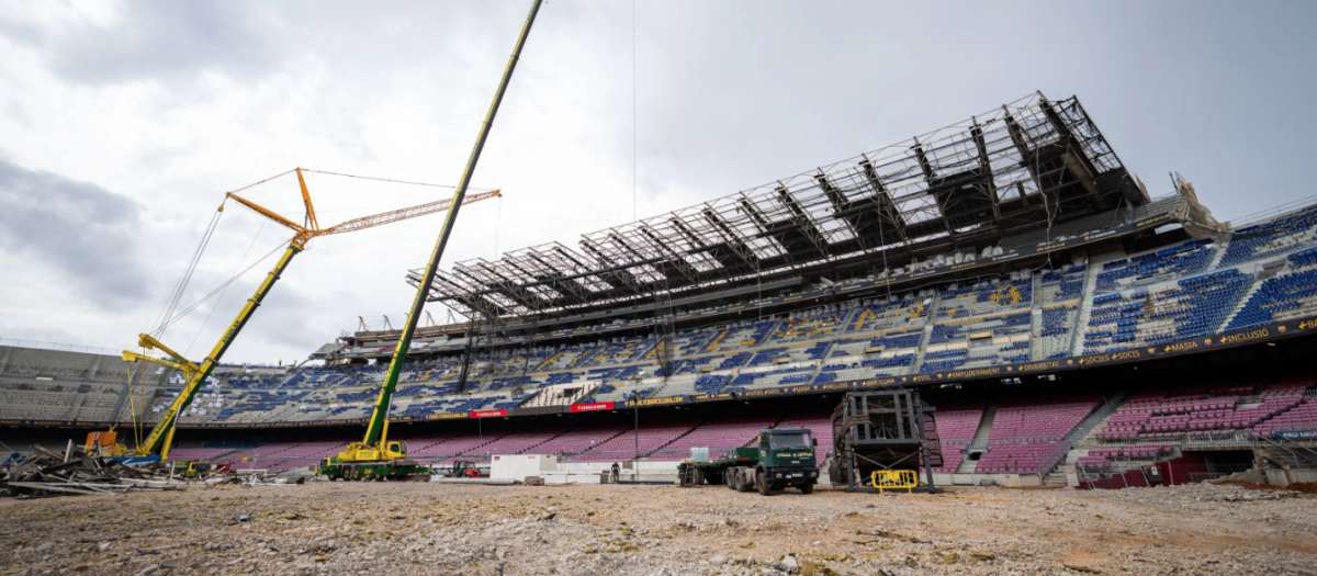 Las obras del Camp Nou