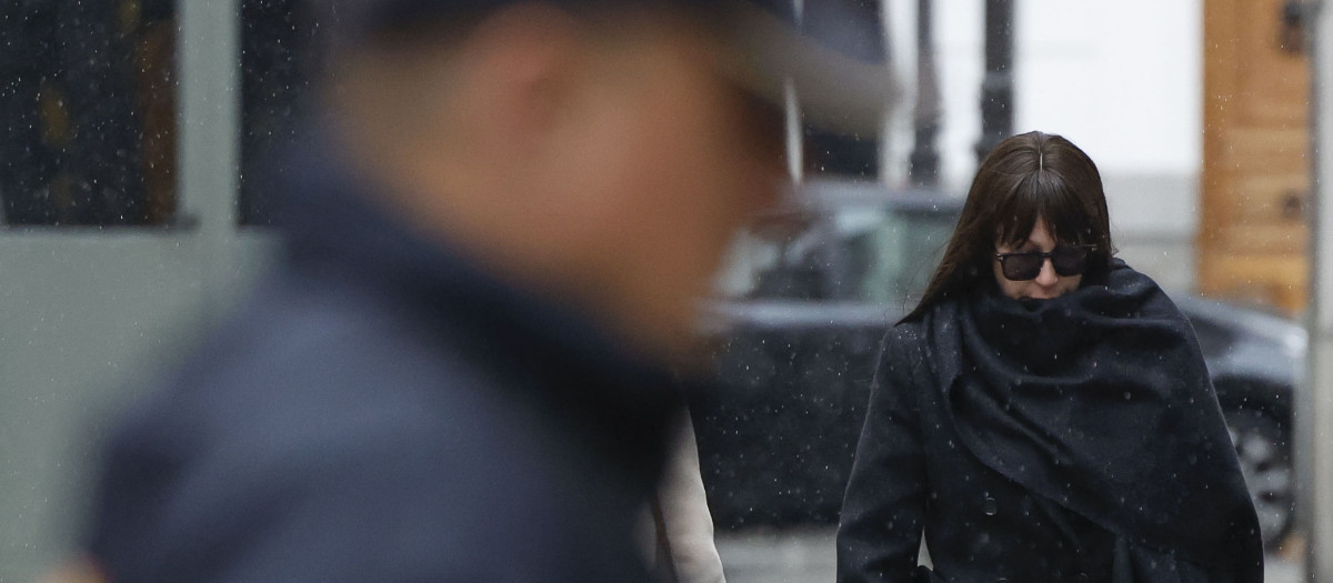 Jessica Rodríguez, amante de José Luis Ábalos, a su llega al Tribunal Supremo