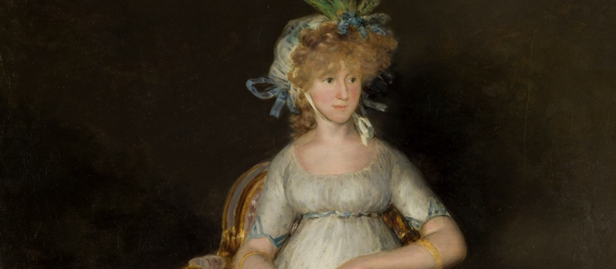 Retrato de 'La condesa de Chinchón', de Goya