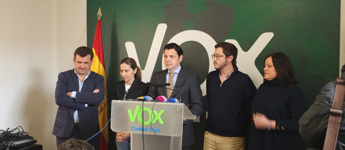 Vox acusa al PP de «dinamitar» el acuerdo de gobierno en Ciudad Real