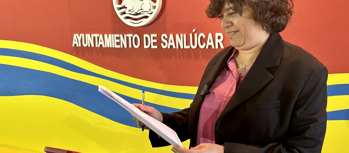 Carmen Álvarez, alcaldesa de Sanlúcar de Barrameda.
27/11/2023
