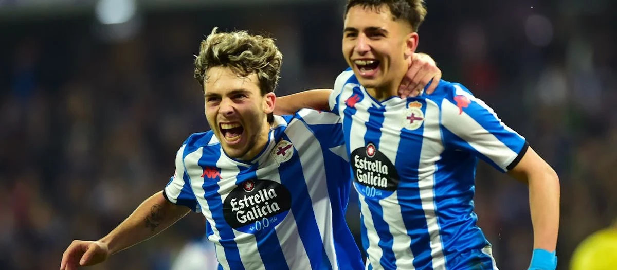Imagen de un triunfo reciente del Deportivo de la Coruña