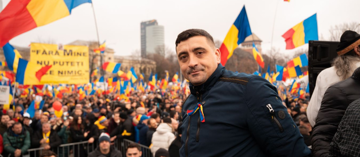 George Simion, líder del AUR