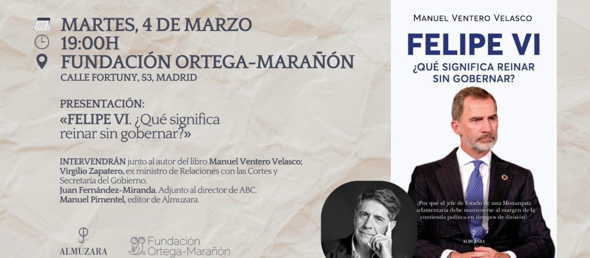 Presentación del libro "Felipe VI ¿Qué significa reinar sin gobernar?"
