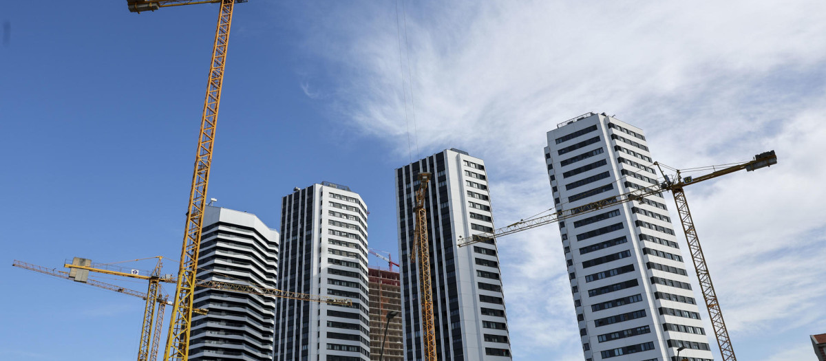 Vivienda en construcción en Bilbao