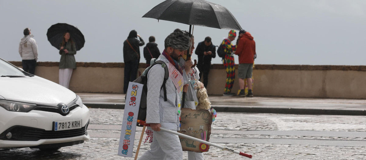 El temporal ha 'aguado' el Carnaval