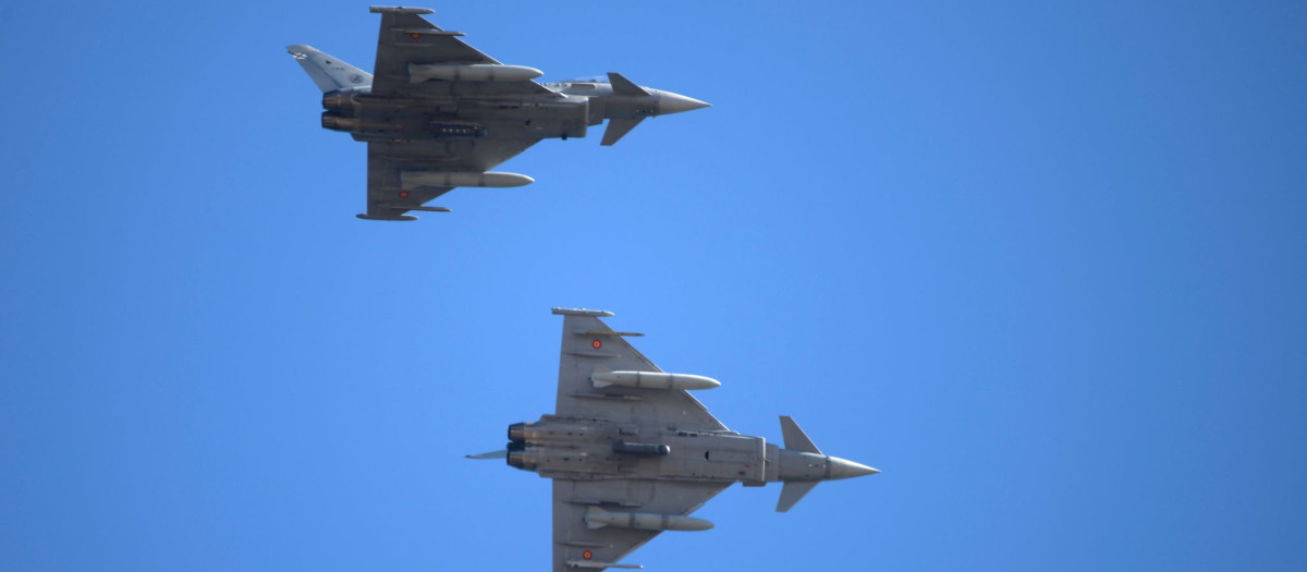 Cazas de combate Eurofighter activados en el marco de la operación ‘Eagle Eye 25-01’