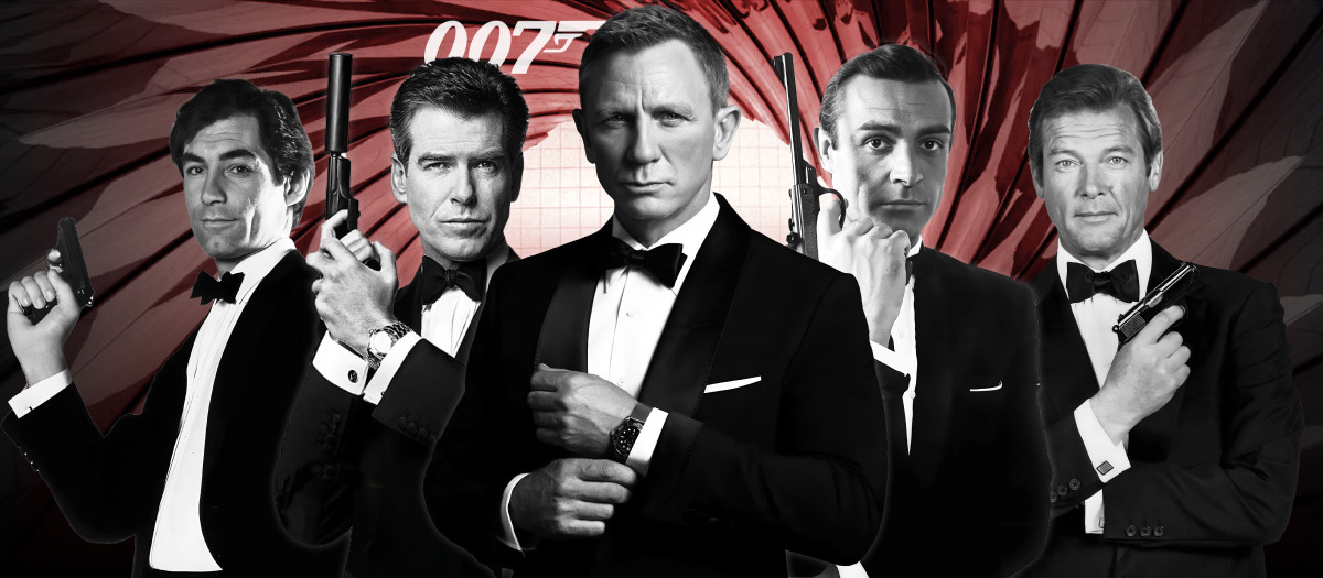 La saga de James Bond cuenta, hasta ahora, con 25 películas oficiales
