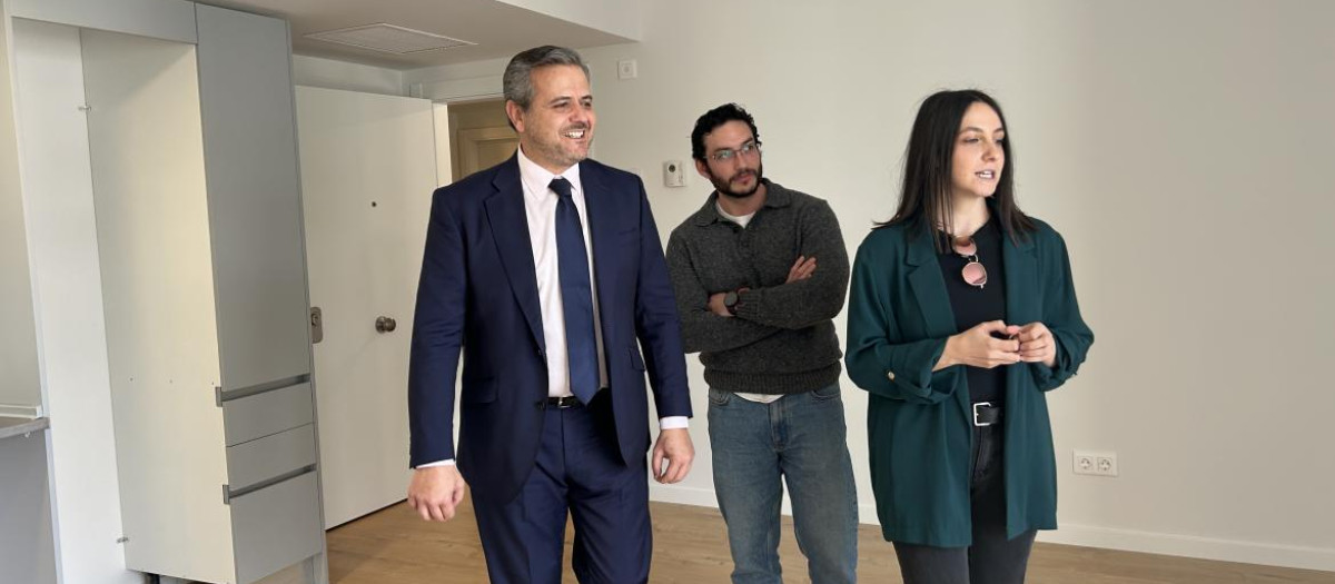 Jorge Rodrigo en la entrega de llaves en Alcalá de Henares