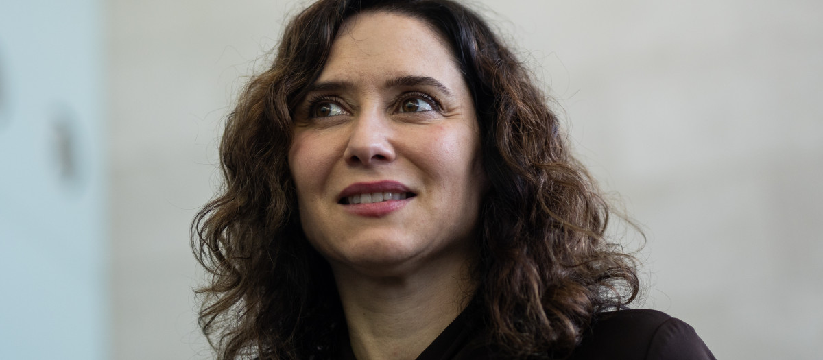 La presidenta de la Comunidad de Madrid, Isabel Díaz Ayuso