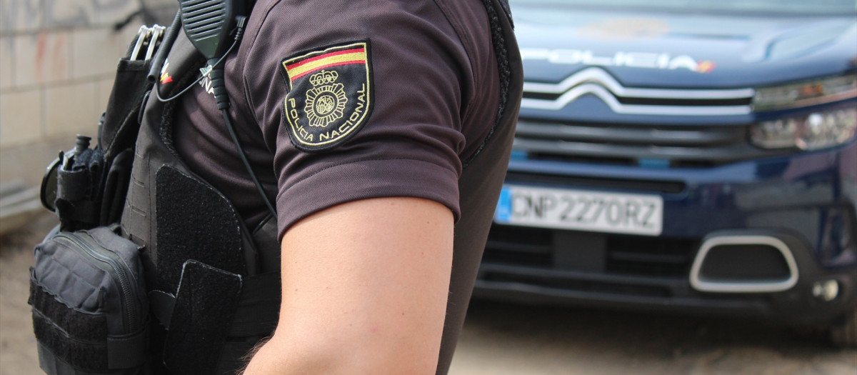 Imagen de archivo de un agente de la Policía Nacional