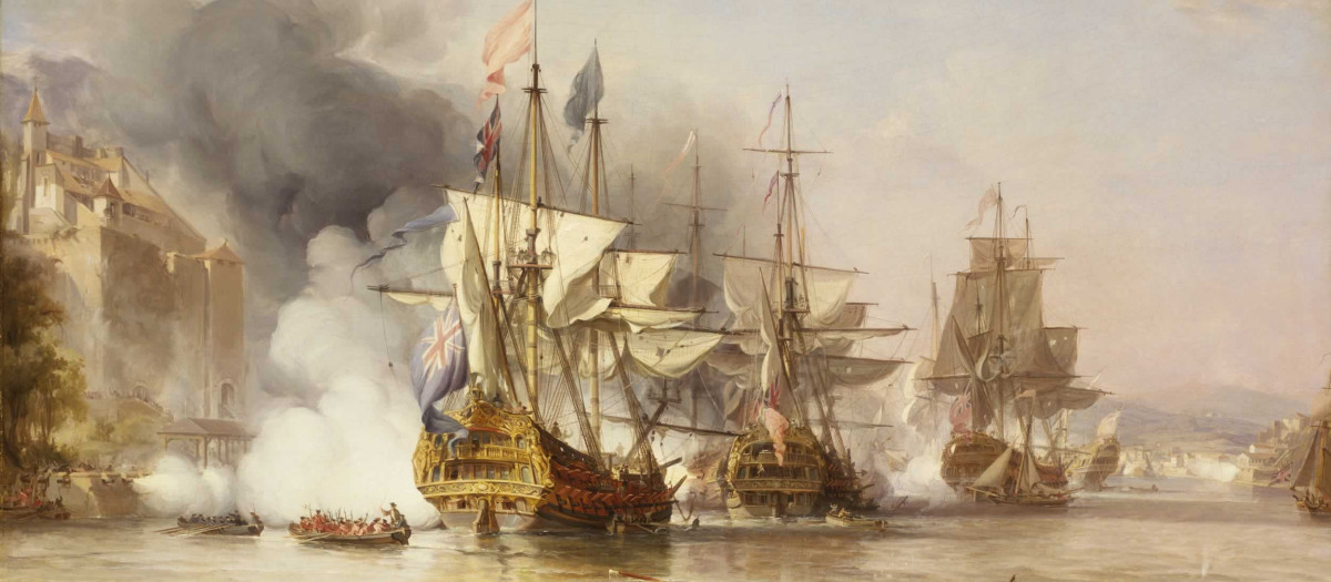 La captura de Portobelo, 21 de noviembre de 1739 por George Chambers Sr.
