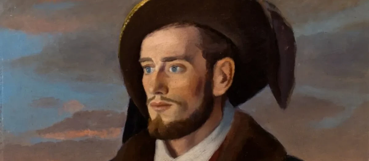 Retrato de Andrés de Urdaneta. Obra de Antonio Valverde "Ayalde"