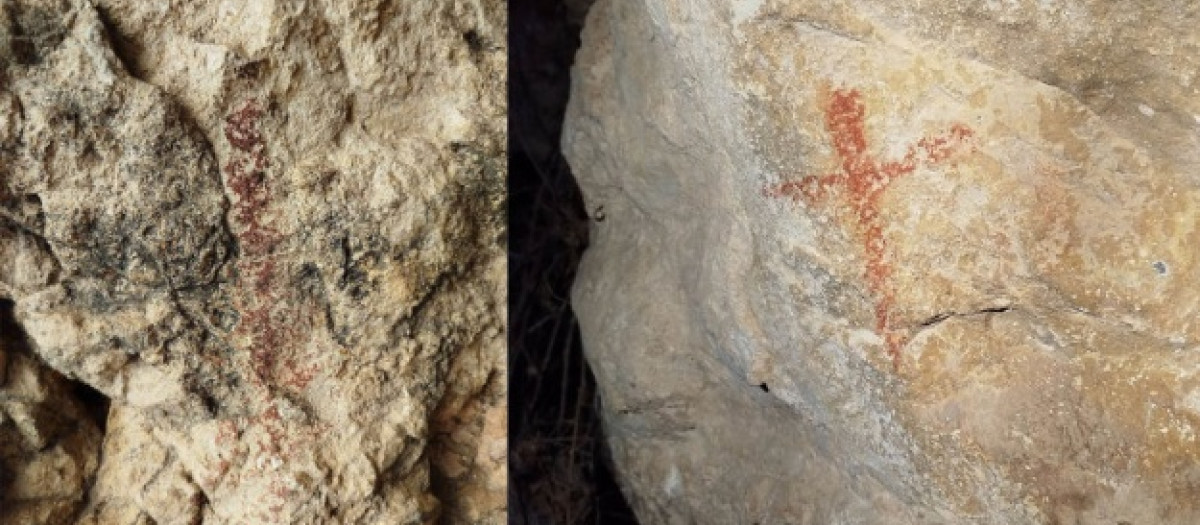 Pinturas rupestres descubiertas en Alcoy
