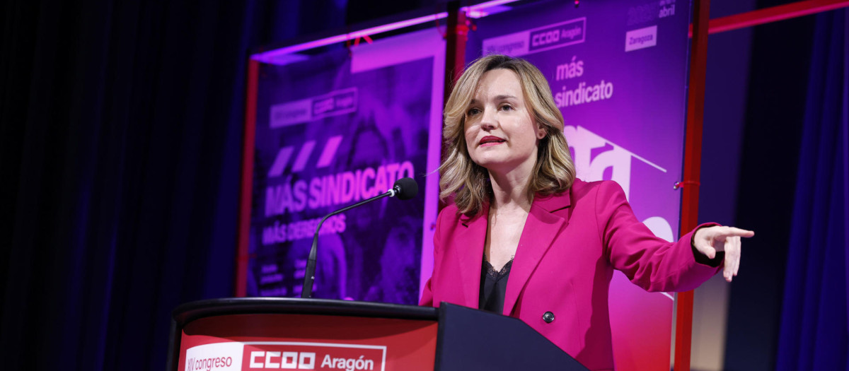 La ministra de Educación, Pilar Alegría