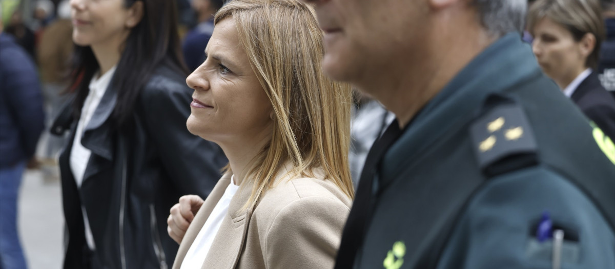 La delegada del Gobierno en la Comunidad Valenciana, Pilar Bernabé, a su llegada a los juzgados
ROBER SOLSONA/EUROPA PRESS
14/4/2025