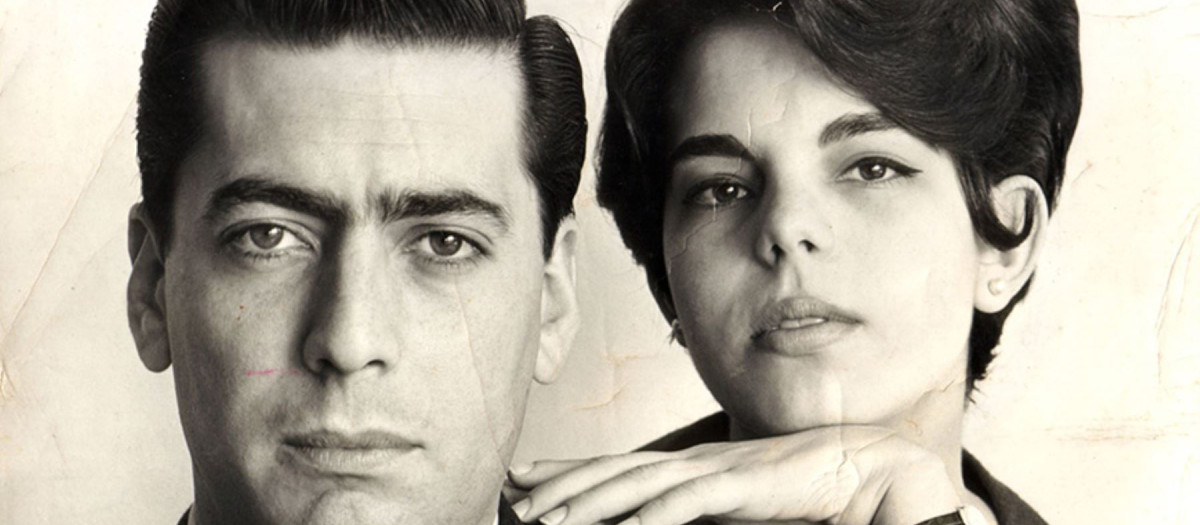 El escritor Mario Vargas Llosa con la que fue su mujer durante 50 años, Patricia Llosa