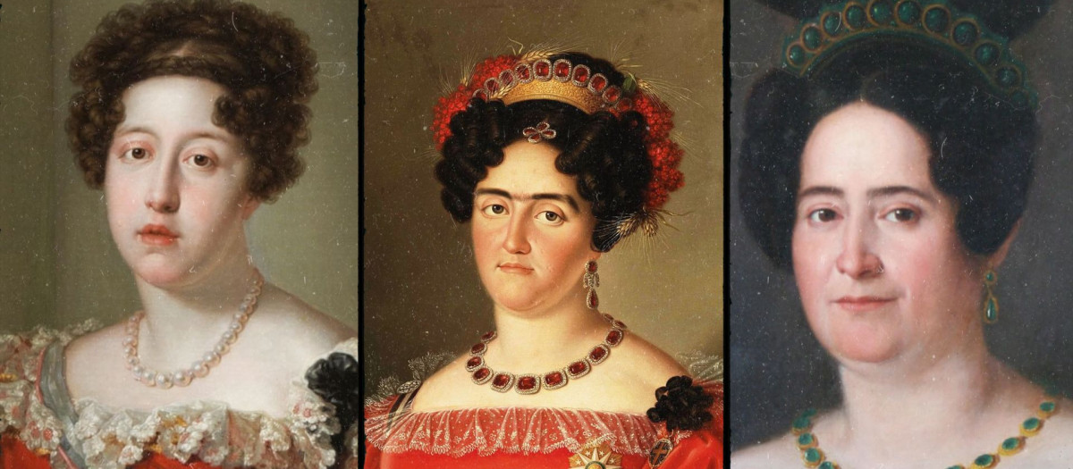 Isabel, María Francisca y María Teresa de Braganza
