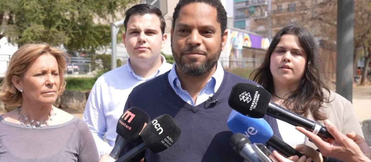 El secretario general de Vox, Ignacio Garriga, en Mataró este martes
