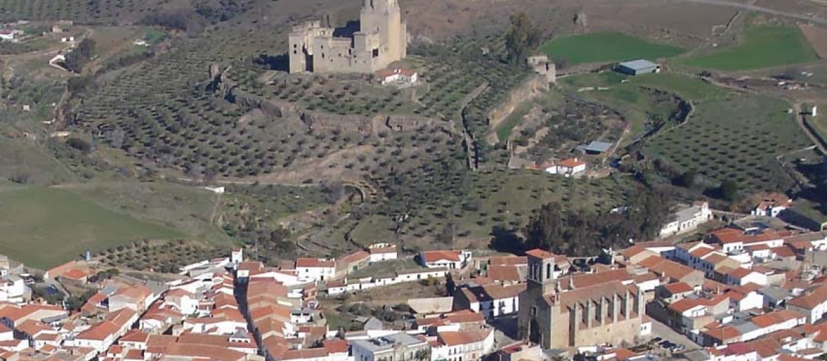 Imagen aérea de Belalcázar