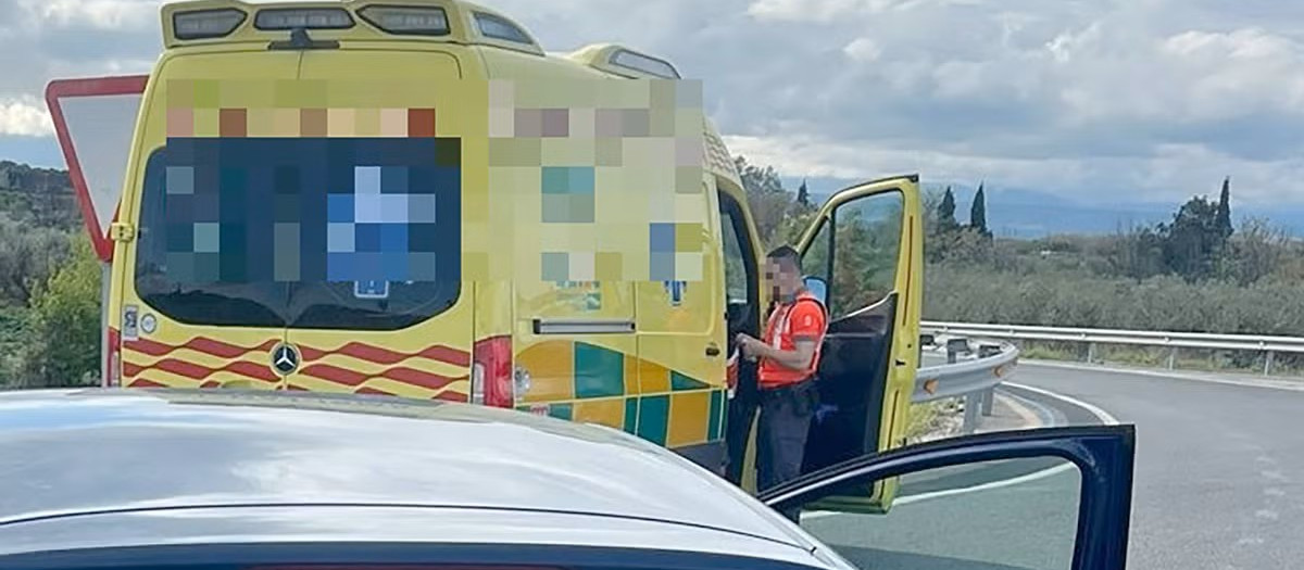 Imagen del vehículo conducido por el detenido