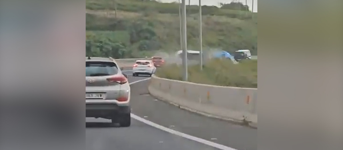 Accidente de tráfico en la TF-5