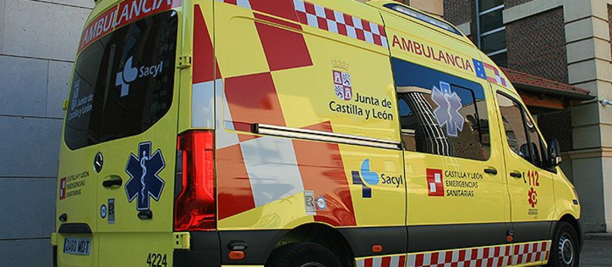 Una ambulancia del Sacyl, en una imagen de archivo