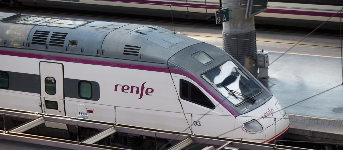 Trenes de Renfe.