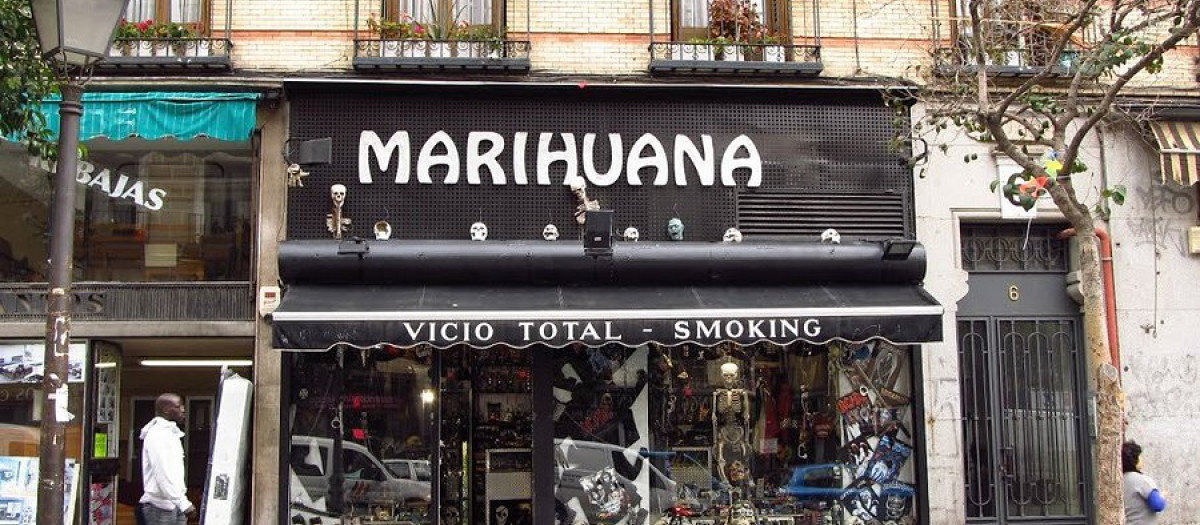Tienda especializada en productos con marihuana