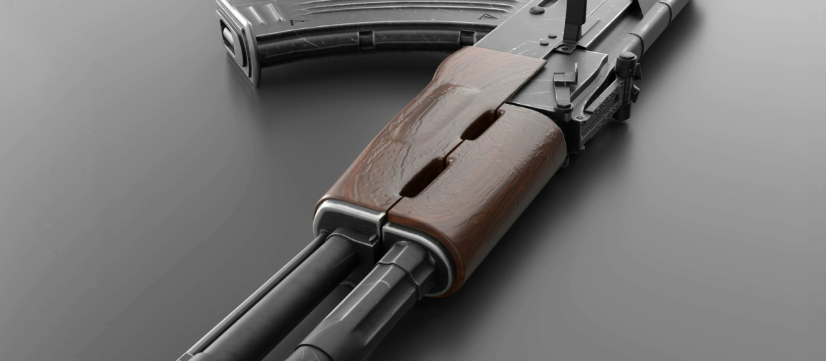 Un fusil de asalto, en una imagen de archivo