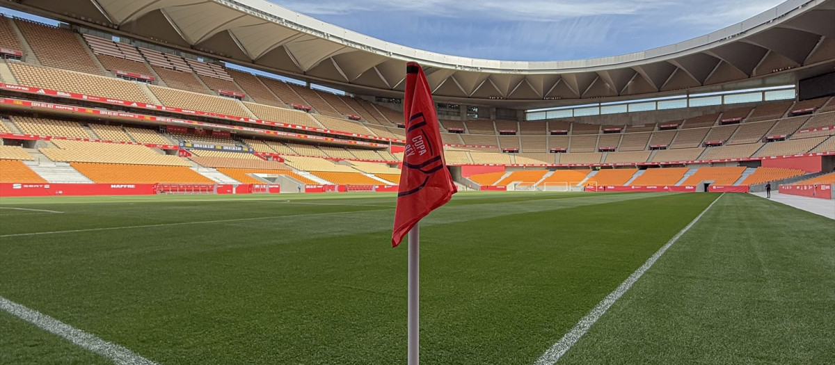 Estadio de la Cartuja, donde se jugará la final de la Copa del Rey