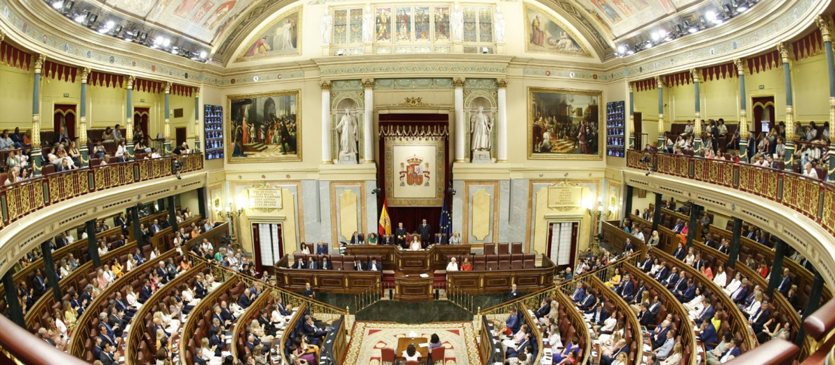 Plano general del hemiciclo del Congreso
CONGRESO
30/8/2023