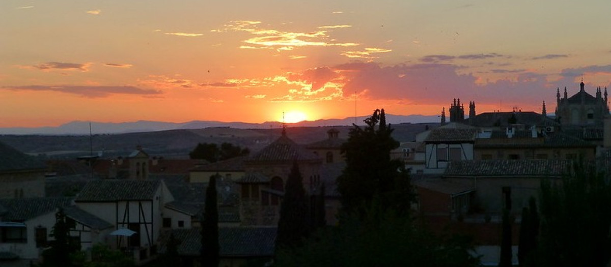 Anochecer en Toledo