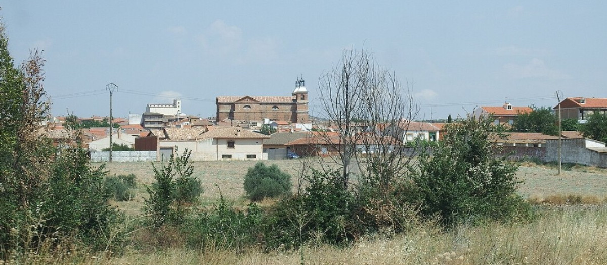 Vista de Piedrabuena, en Ciudad Real