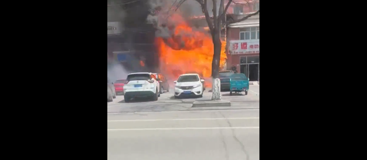 Incendio en un restaurante en China