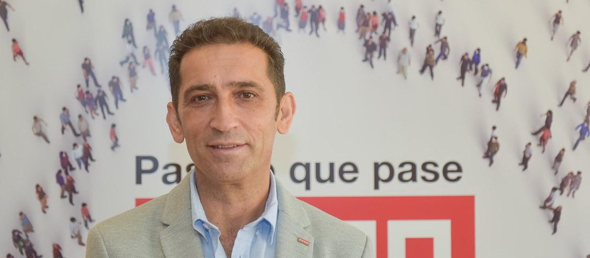 El secretario general de CC. OO. CyL, Vicente Andrés