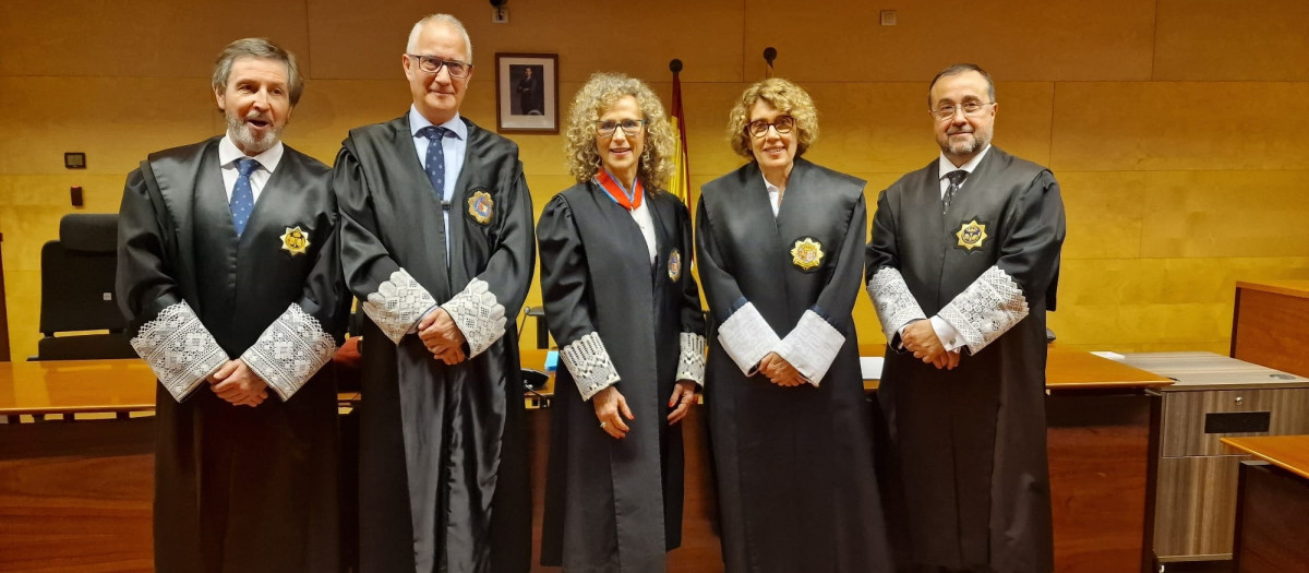 Acto de toma de posesión del magistrado Adolfo García Morales como presidente de la Audiencia de Girona