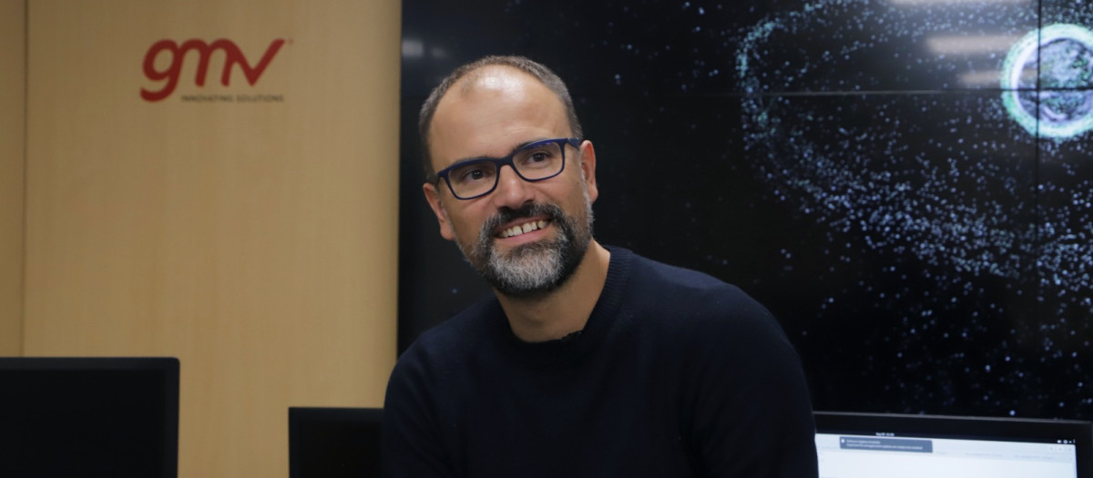 Alberto Águeda, director de vigilancia y gestión de tráfico espacial de GMV