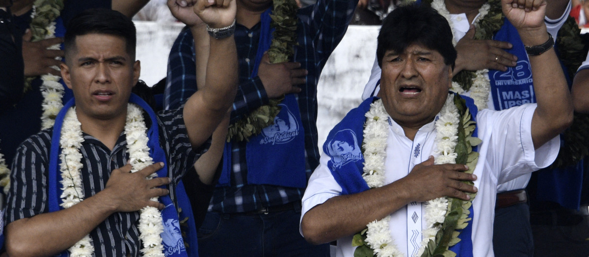 Evo Morales clama por la unidad de sus bases tras la ruptura con Andrónico Rodríguez