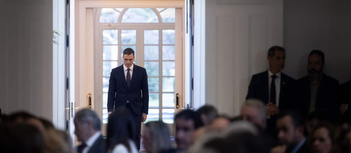 El presidente del Gobierno, Pedro Sánchez