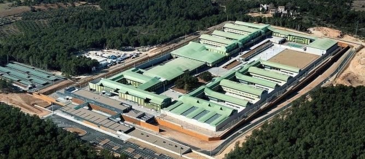 Vista aérea de la prisión de Mas d'Enric, en Tarragona
