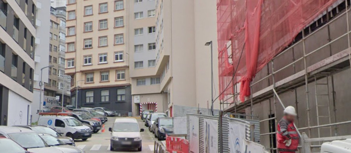 Calle Rey Abdullah de La Coruña