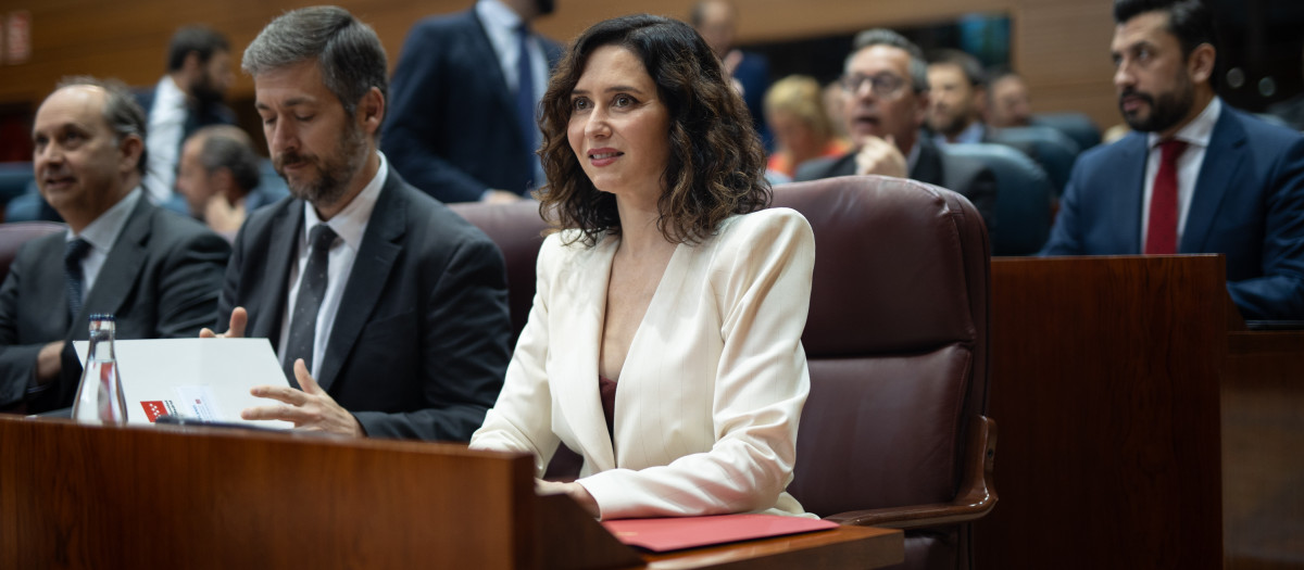 La presidenta de la Comunidad de Madrid, Isabel Díaz Ayuso