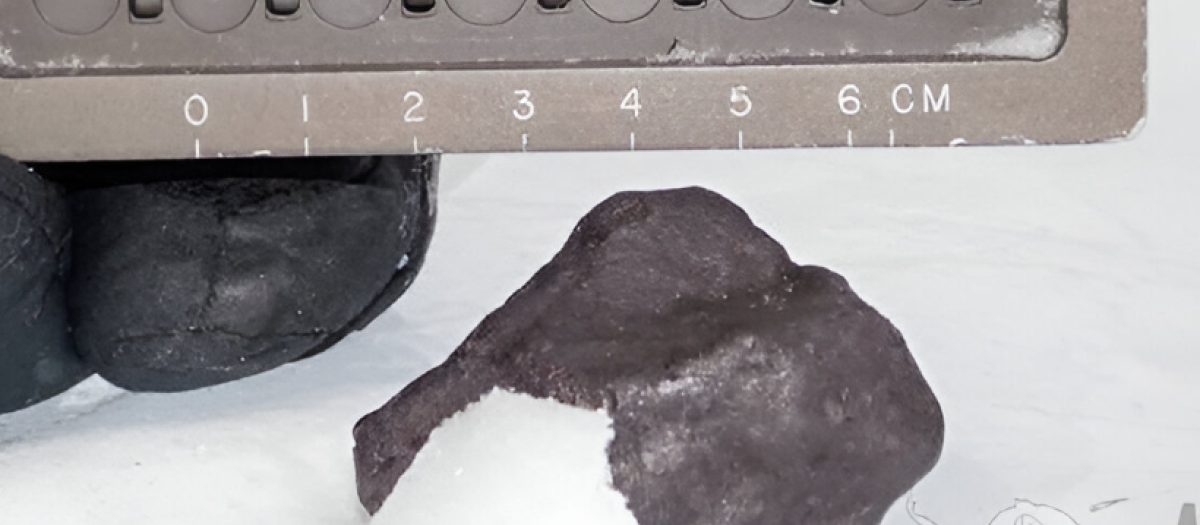 Meteorito recuperado en la Antártida en 2012