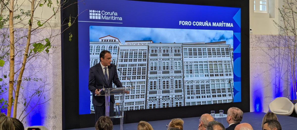 El director del Puerto de La Coruña, Juan Diego Pérez
