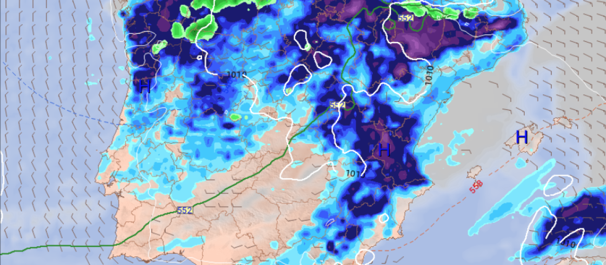 Previsión de tiempo para este sábado